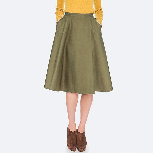 Cotton circular skirt